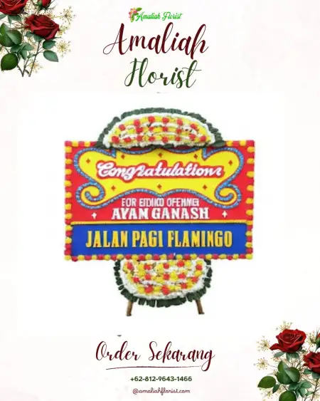 Sewa Papan Bunga Setrokalangan